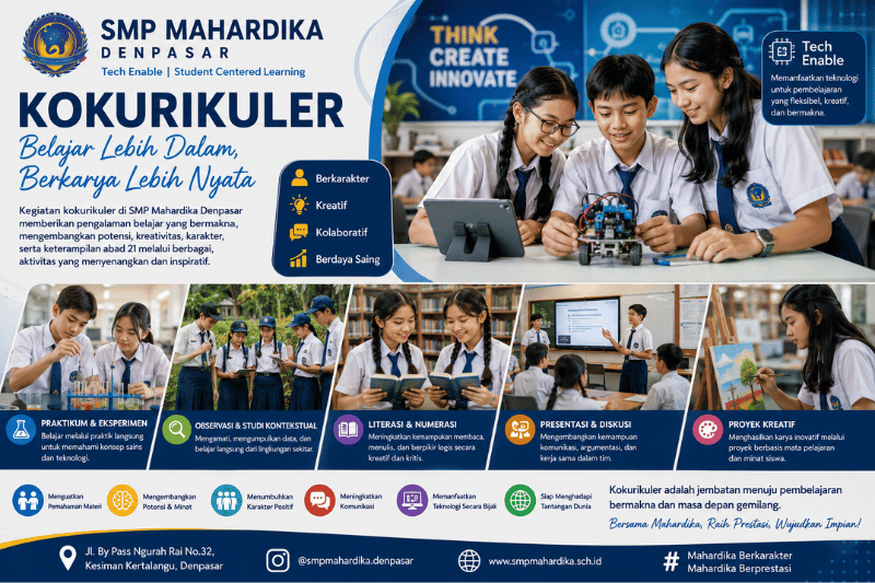 Kegiatan Kokurikuler SMP Mahardika Denpasar